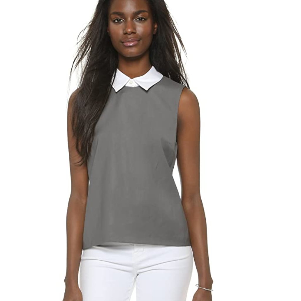 Theory - Audressa Cavalry Twill Top - Size Petite